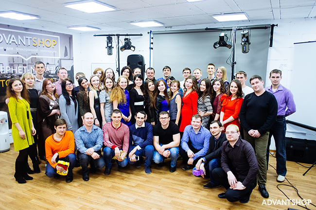 Команда AdvantShop, декабрь 2016 года